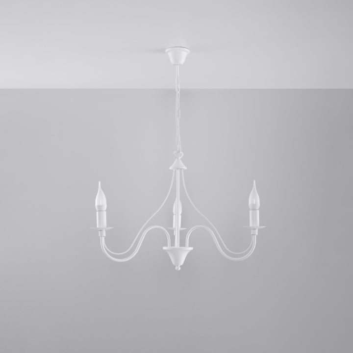 Chandelier MINERWA 3 white - Diamond Work Sp. z o.o.