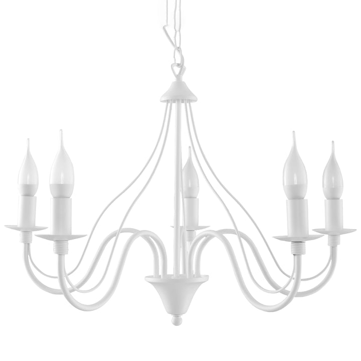 Chandelier MINERWA 5 white - Diamond Work Sp. z o.o.