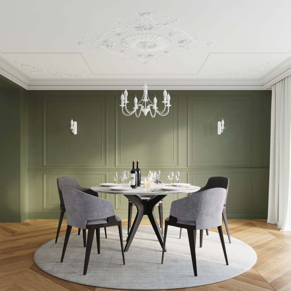 Wall lamp MINERWA white - Diamond Work Sp. z o.o.