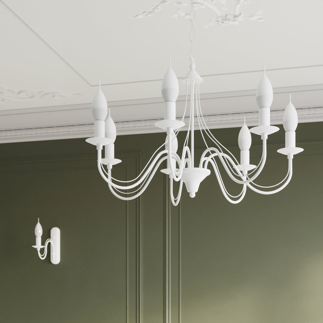 Wall lamp MINERWA white - Diamond Work Sp. z o.o.