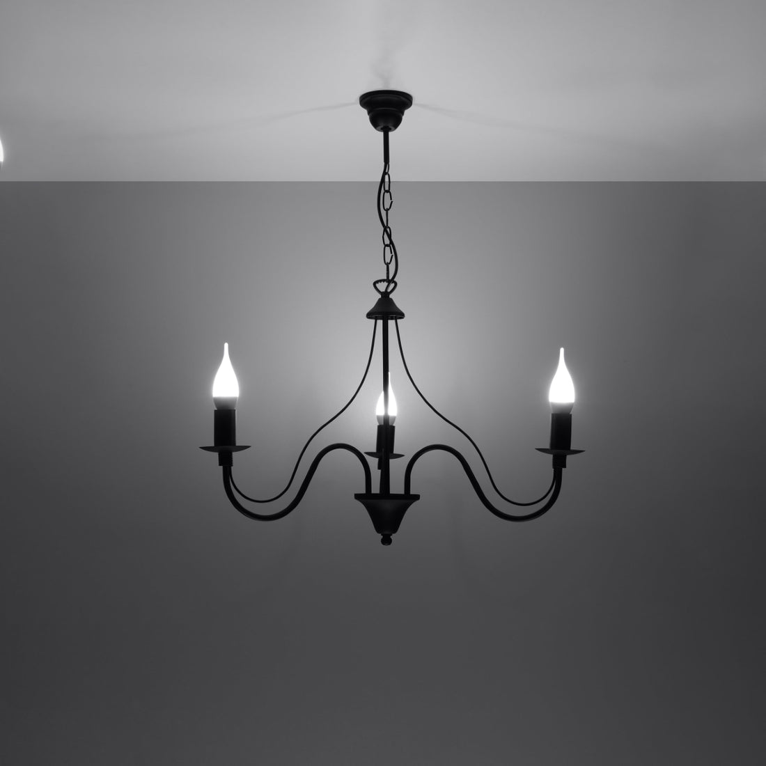 Chandelier MINERWA 3 black - Diamond Work Sp. z o.o.