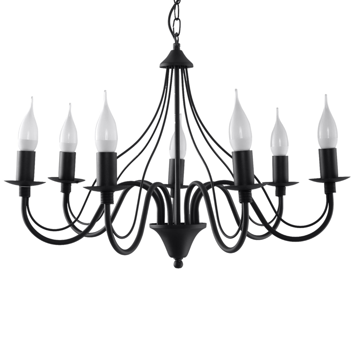 Chandelier MINERWA 7 black - Diamond Work Sp. z o.o.