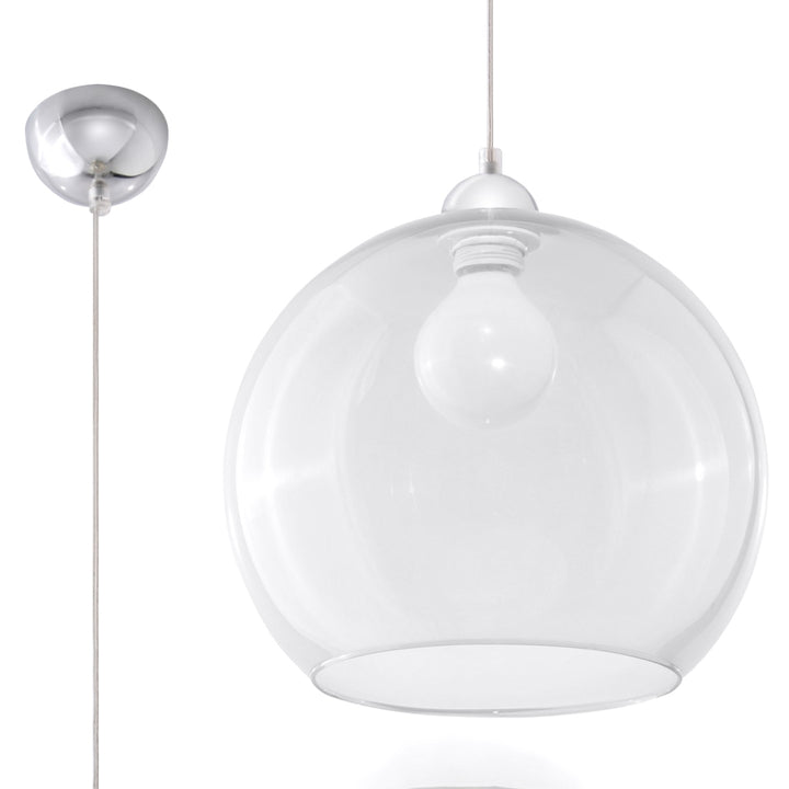 Pendant lamp BALL transparent - Diamond Work Sp. z o.o.