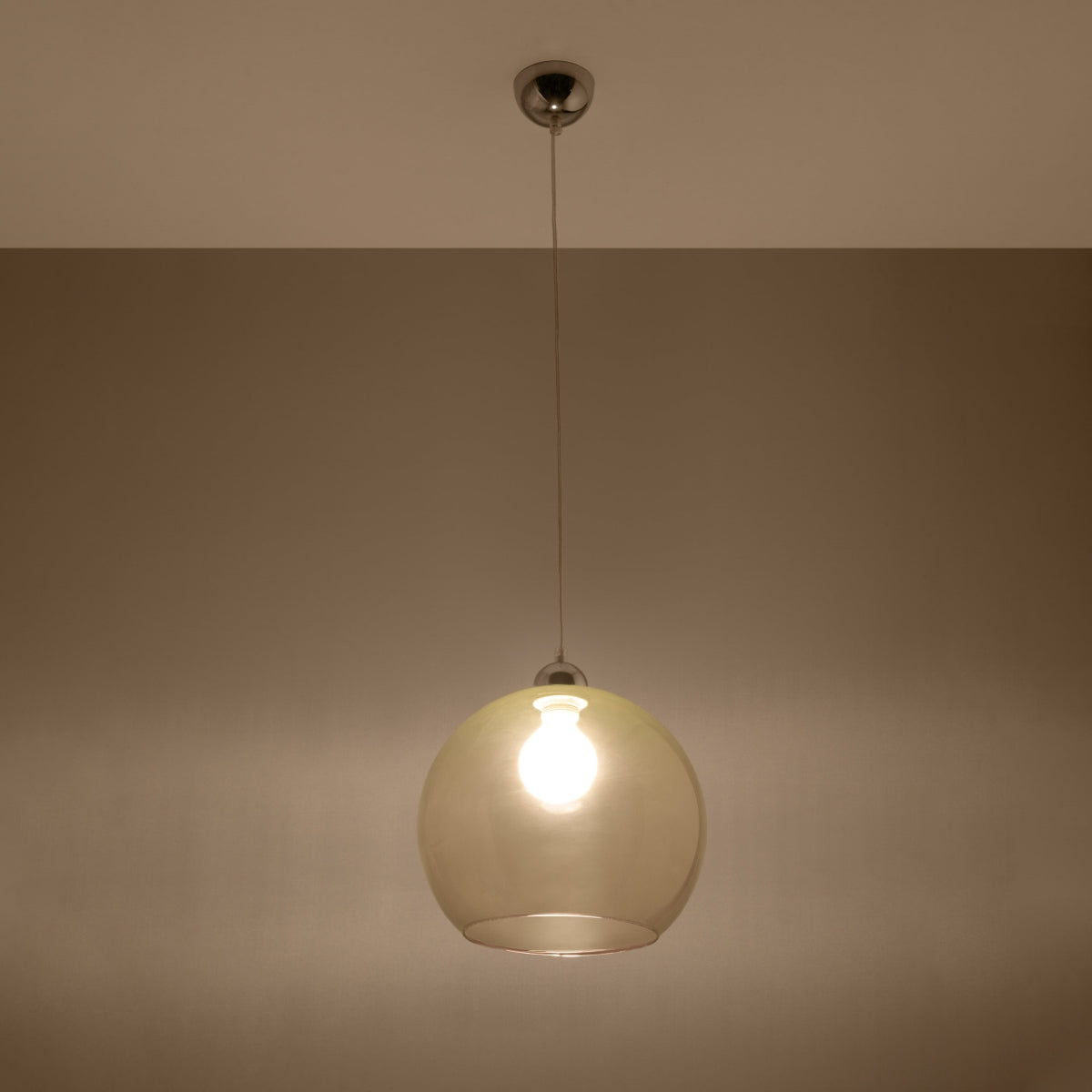 Pendant lamp BALL champagne - Diamond Work Sp. z o.o.