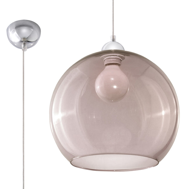 Pendant lamp BALL graphite - Diamond Work Sp. z o.o.