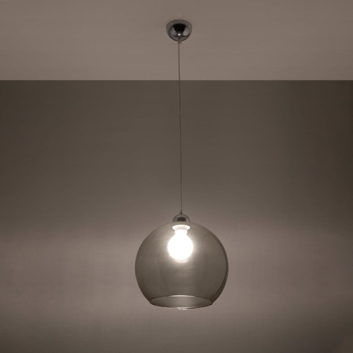 Pendant lamp BALL graphite - Diamond Work Sp. z o.o.