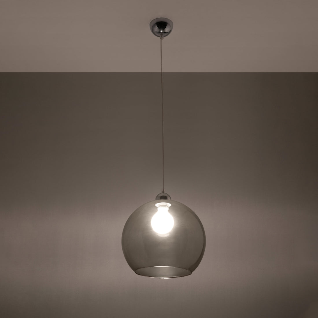 Pendant lamp BALL graphite - Diamond Work Sp. z o.o.