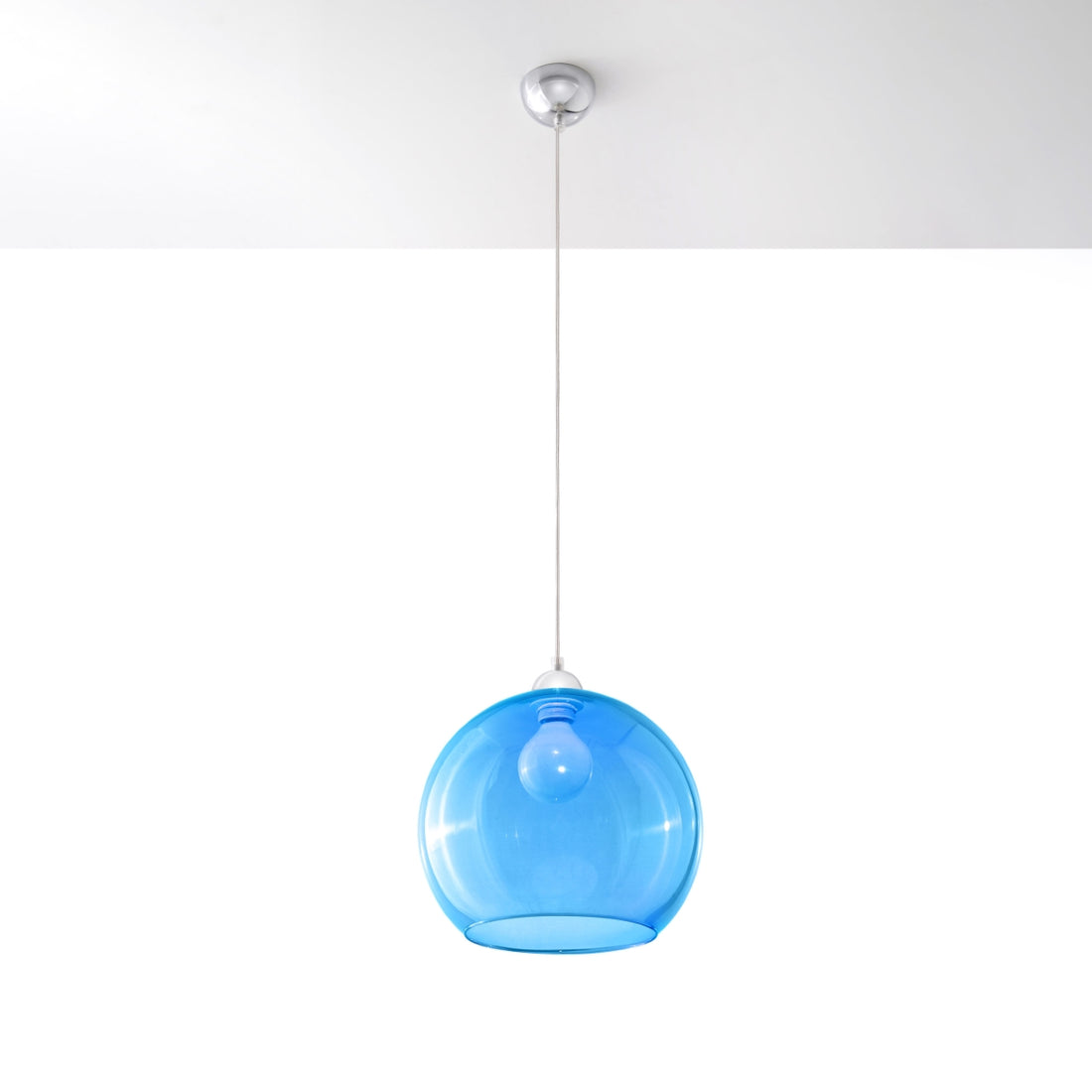 Pendant lamp BALL blue - Diamond Work Sp. z o.o.