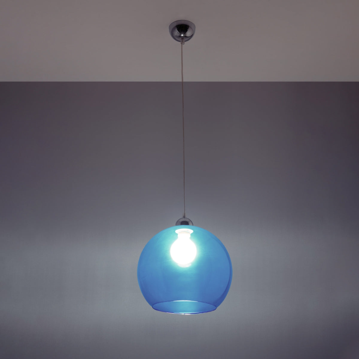 Pendant lamp BALL blue - Diamond Work Sp. z o.o.