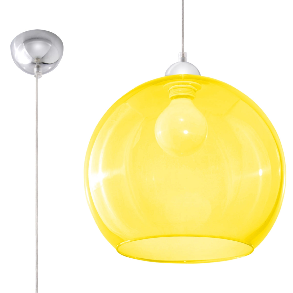 Pendant lamp BALL yellow - Diamond Work Sp. z o.o.