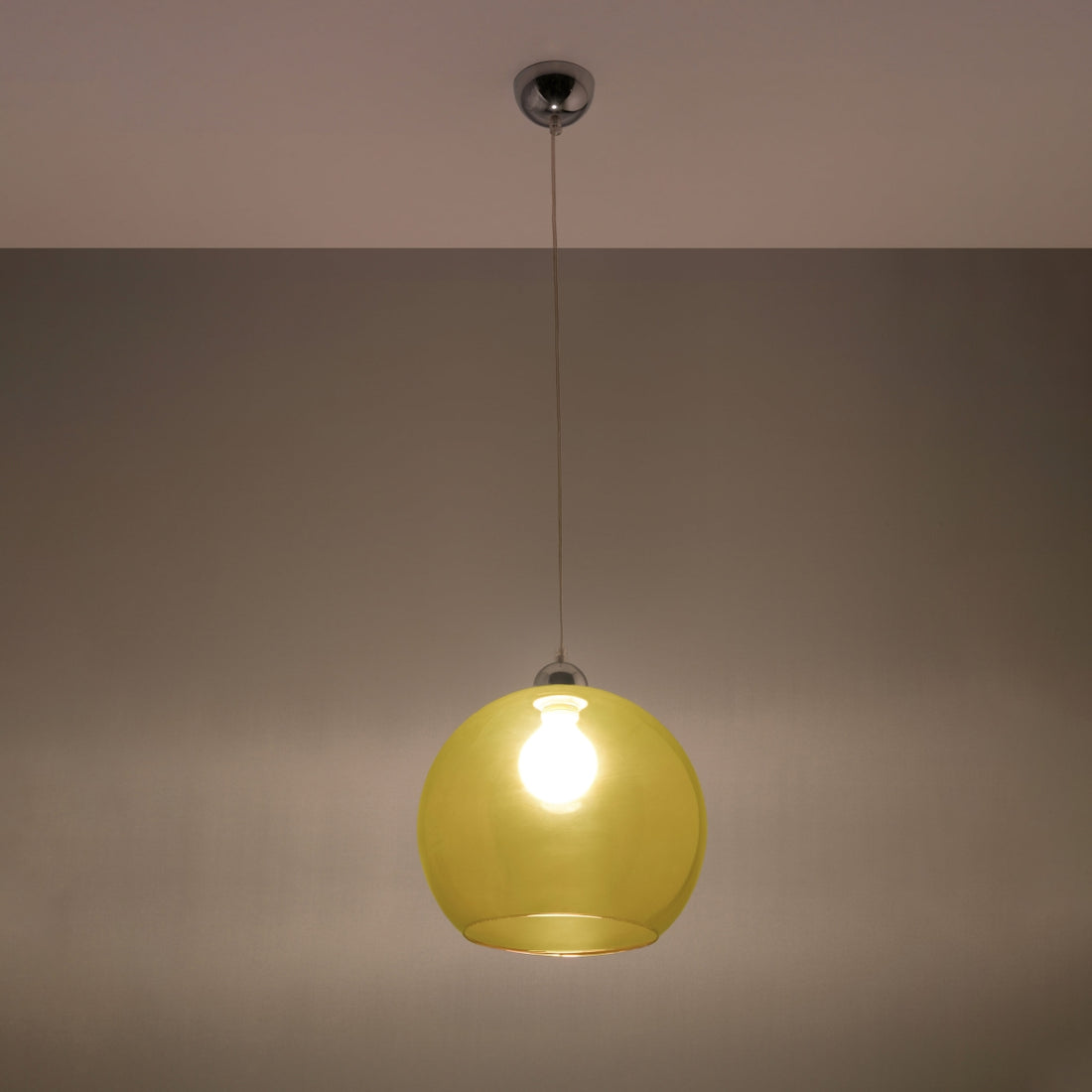 Pendant lamp BALL yellow - Diamond Work Sp. z o.o.