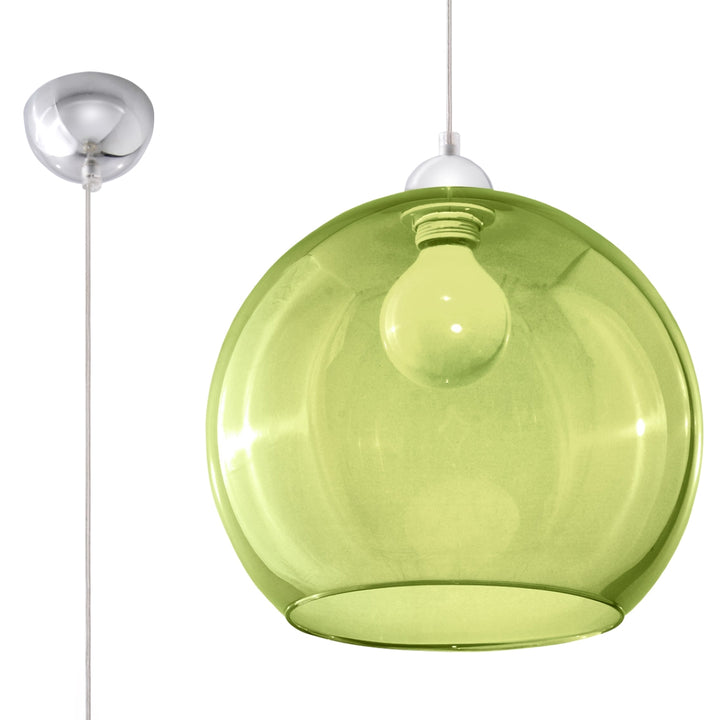 Pendant lamp BALL green - Diamond Work Sp. z o.o.
