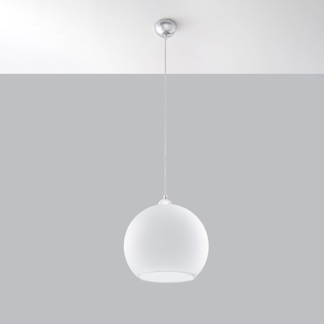 Pendant lamp BALL white - Diamond Work Sp. z o.o.