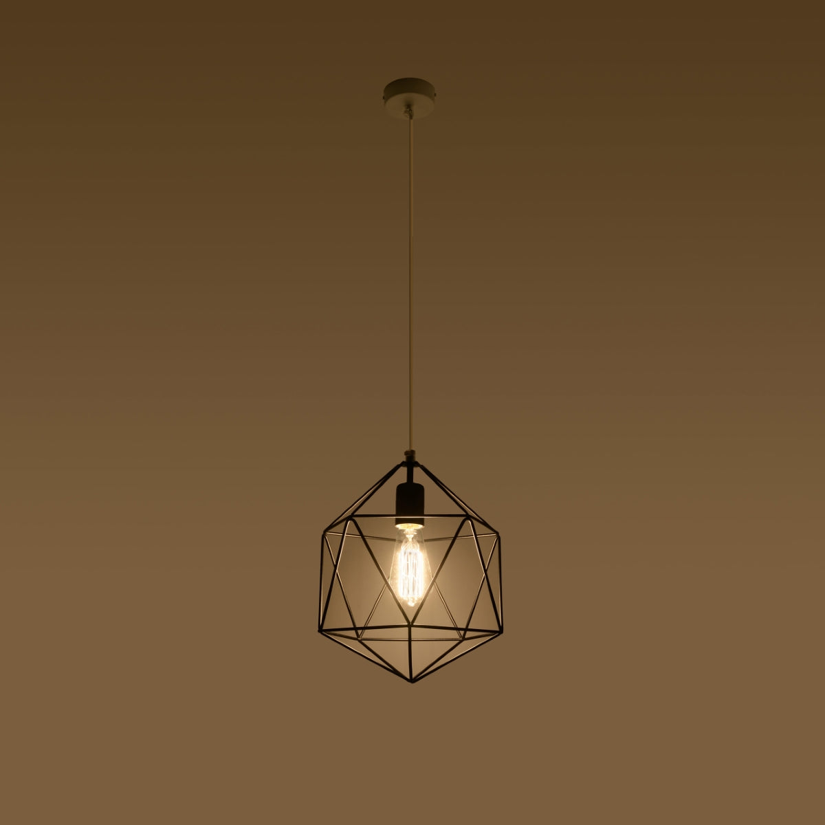 Pendant lamp GASPARE black - Diamond Work Sp. z o.o.
