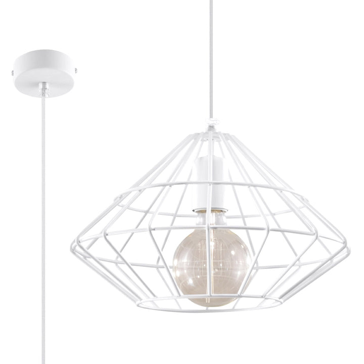 Pendant lamp UMBERTO white - Diamond Work Sp. z o.o.