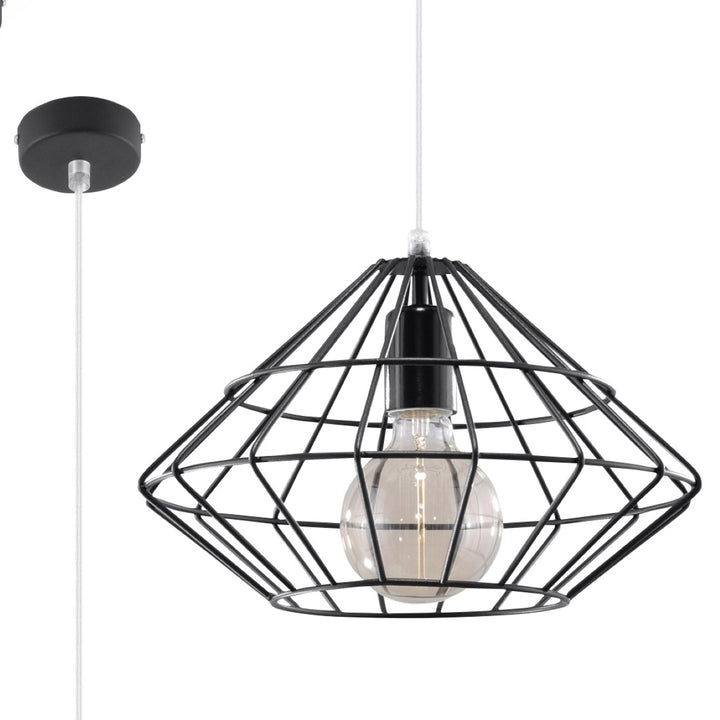 Pendant lamp UMBERTO black - Diamond Work Sp. z o.o.