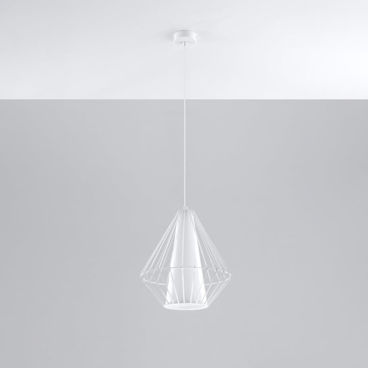 Pendant lamp DEMI white - Diamond Work Sp. z o.o.