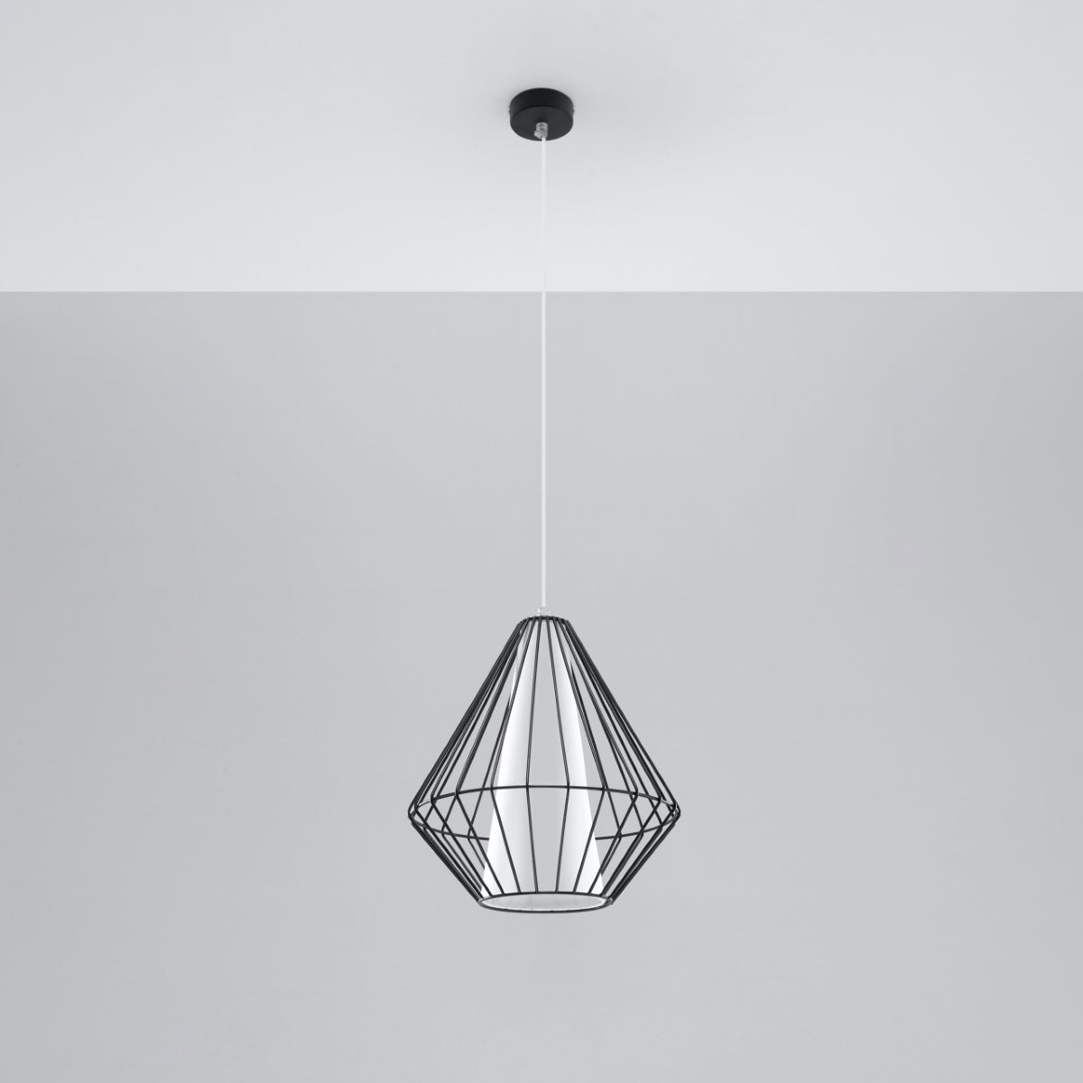 Pendant lamp DEMI black - Diamond Work Sp. z o.o.