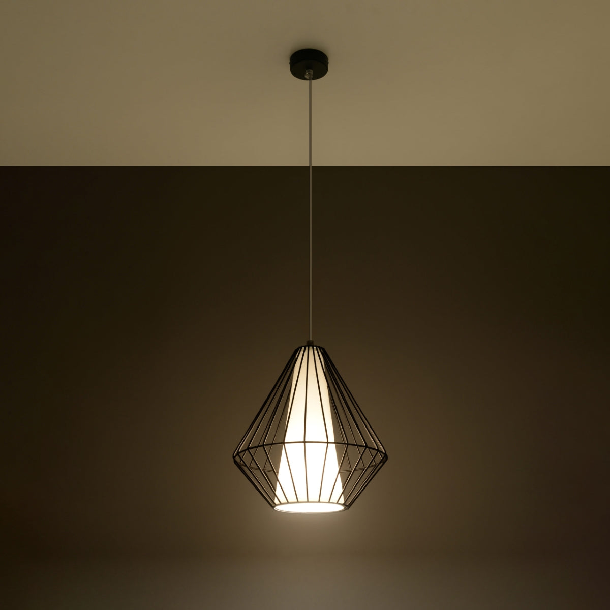 Pendant lamp DEMI black - Diamond Work Sp. z o.o.