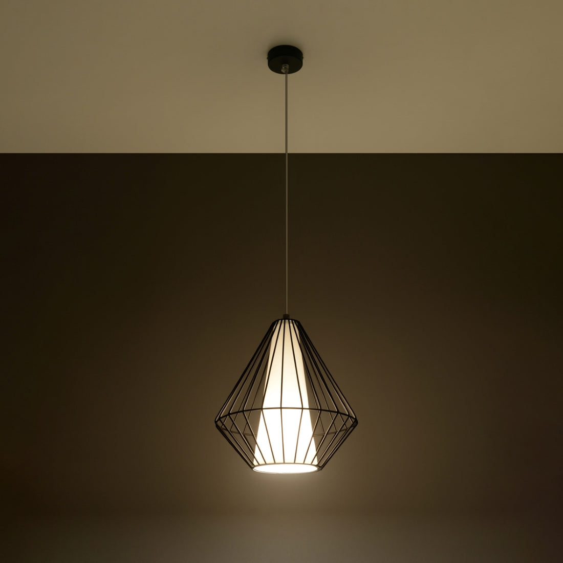 Pendant lamp DEMI black - Diamond Work Sp. z o.o.