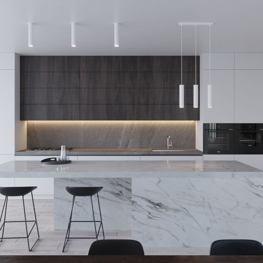 Pendant lamp LAGOS 2 white - Diamond Work Sp. z o.o.