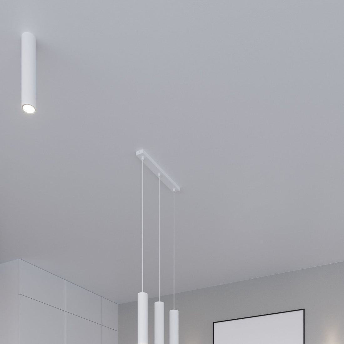 Pendant lamp LAGOS 2 white - Diamond Work Sp. z o.o.