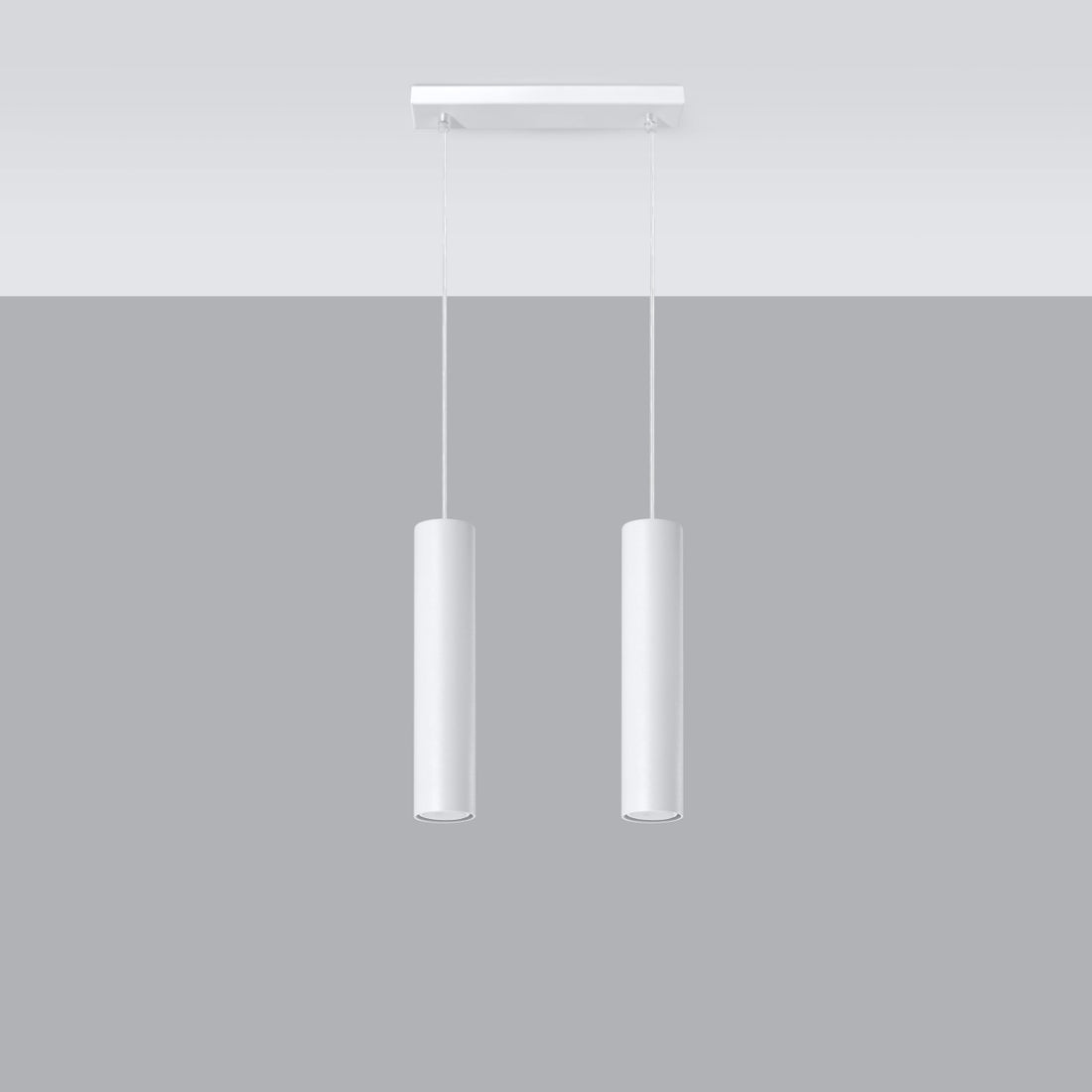 Pendant lamp LAGOS 2 white - Diamond Work Sp. z o.o.