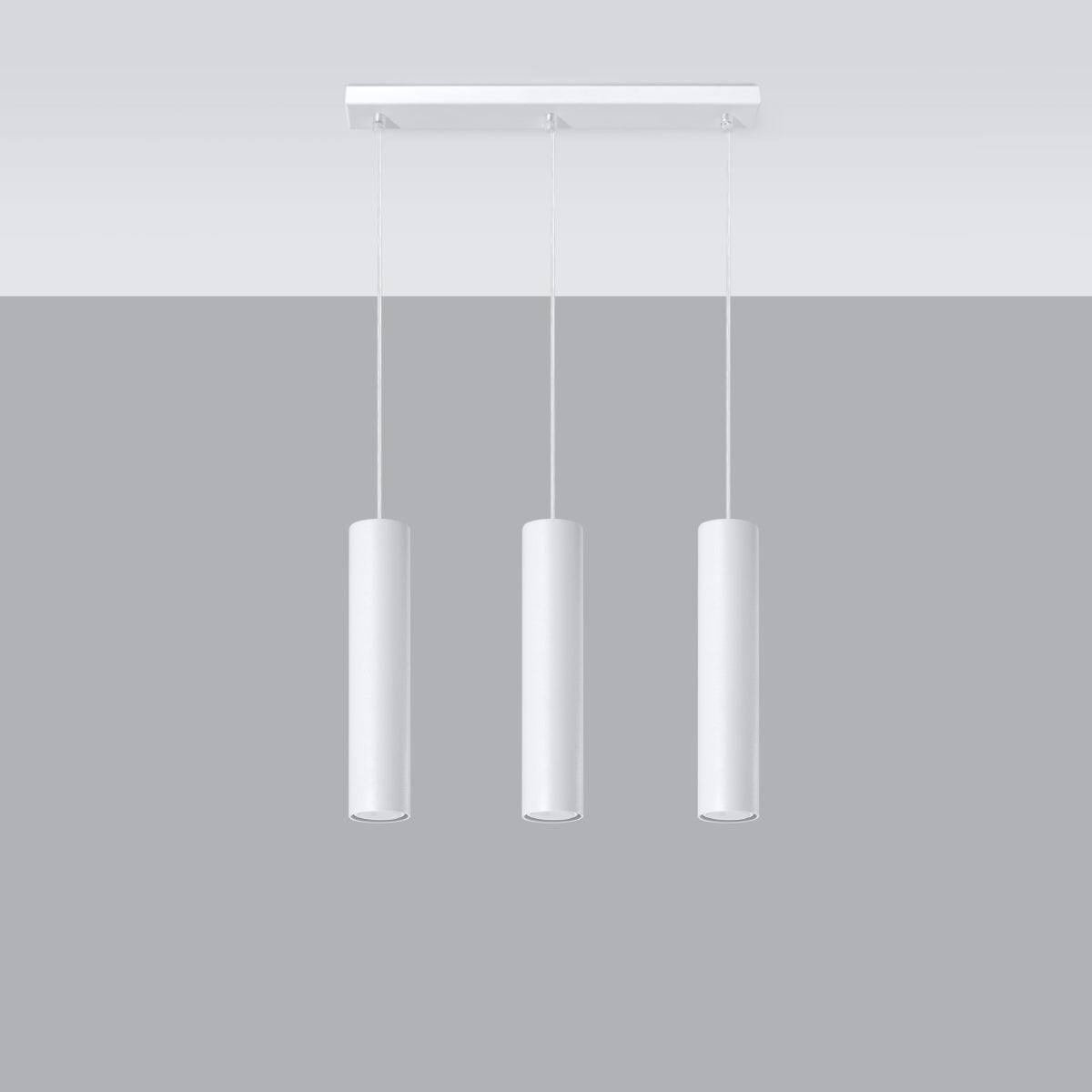 Pendant lamp LAGOS 3L white - Diamond Work Sp. z o.o.