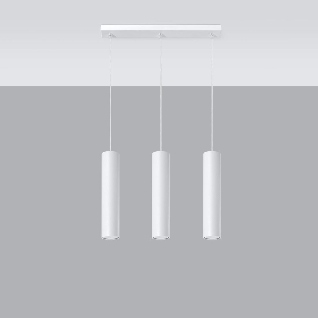 Pendant lamp LAGOS 3L white - Diamond Work Sp. z o.o.