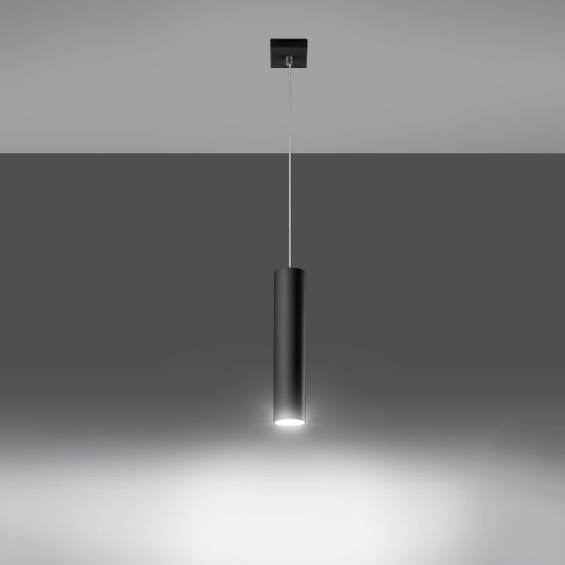 Pendant lamp LAGOS 1 black - Diamond Work Sp. z o.o.