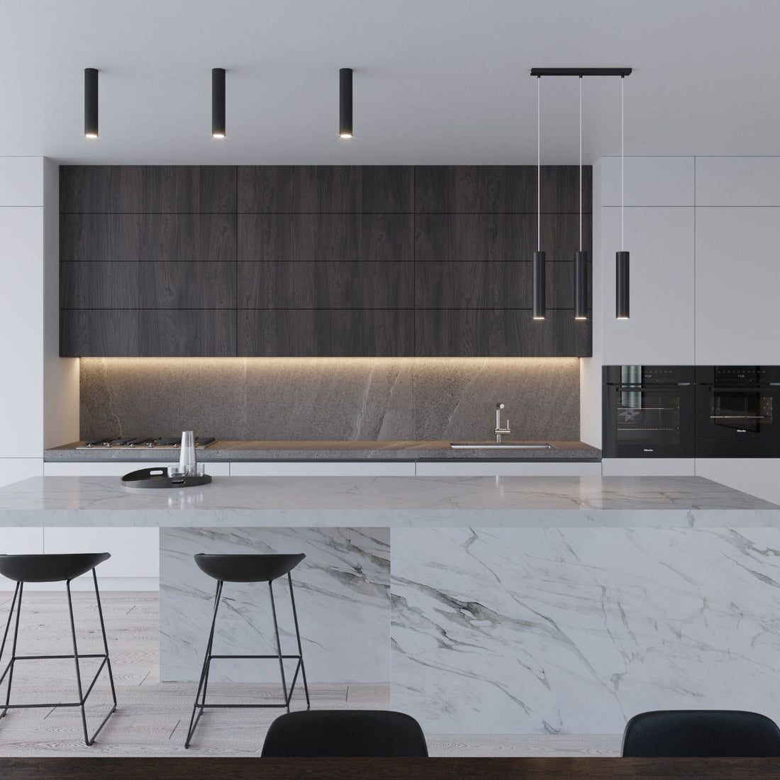 Pendant lamp LAGOS 2 black - Diamond Work Sp. z o.o.