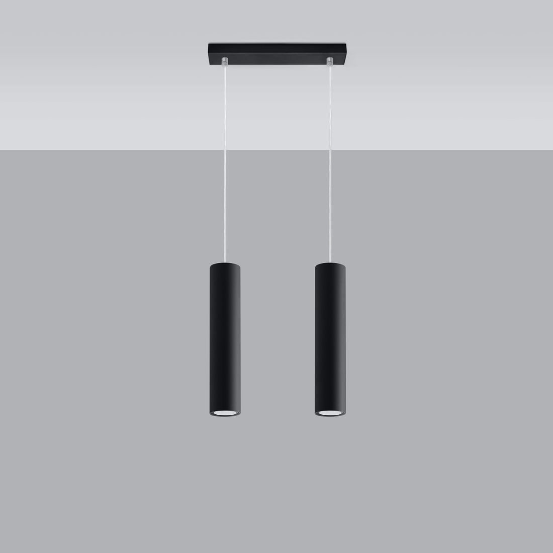 Pendant lamp LAGOS 2 black - Diamond Work Sp. z o.o.