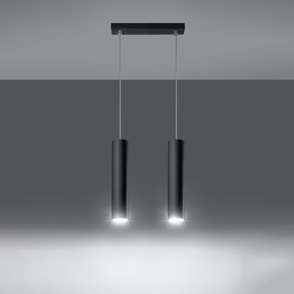 Pendant lamp LAGOS 2 black - Diamond Work Sp. z o.o.