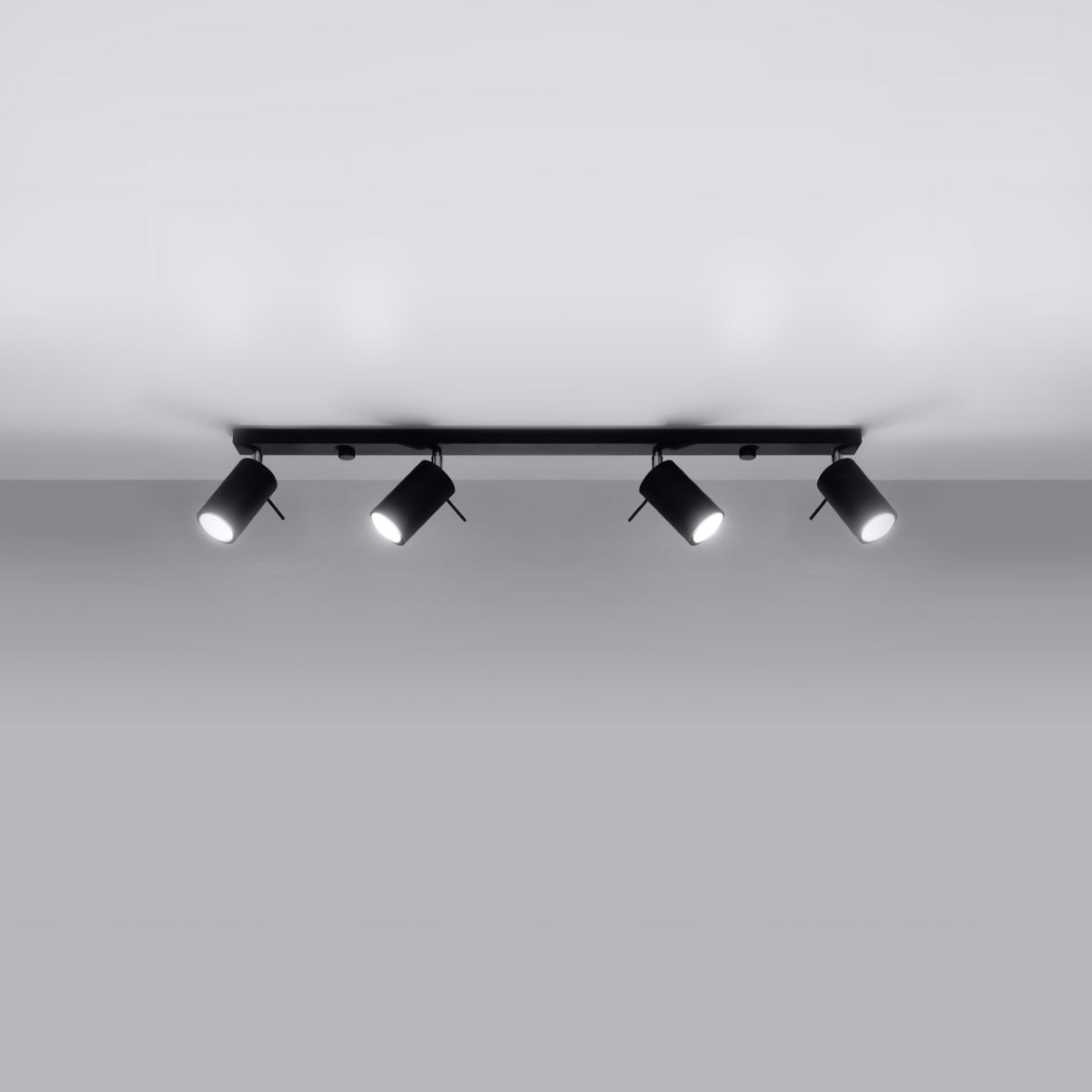 Ceiling lamp RING 4L black - Diamond Work Sp. z o.o.