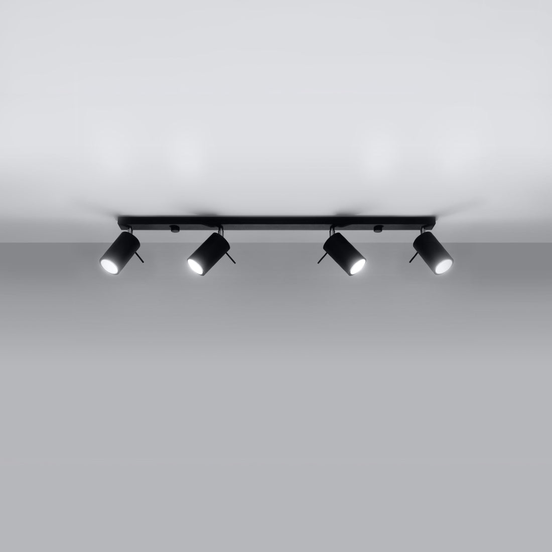 Ceiling lamp RING 4L black - Diamond Work Sp. z o.o.