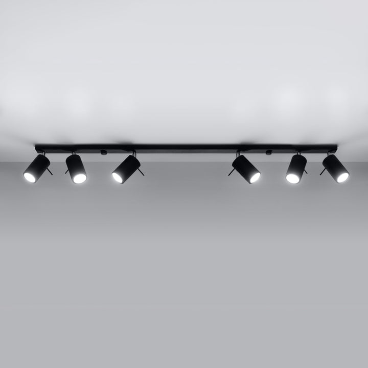 Ceiling lamp RING 6L black - Diamond Work Sp. z o.o.