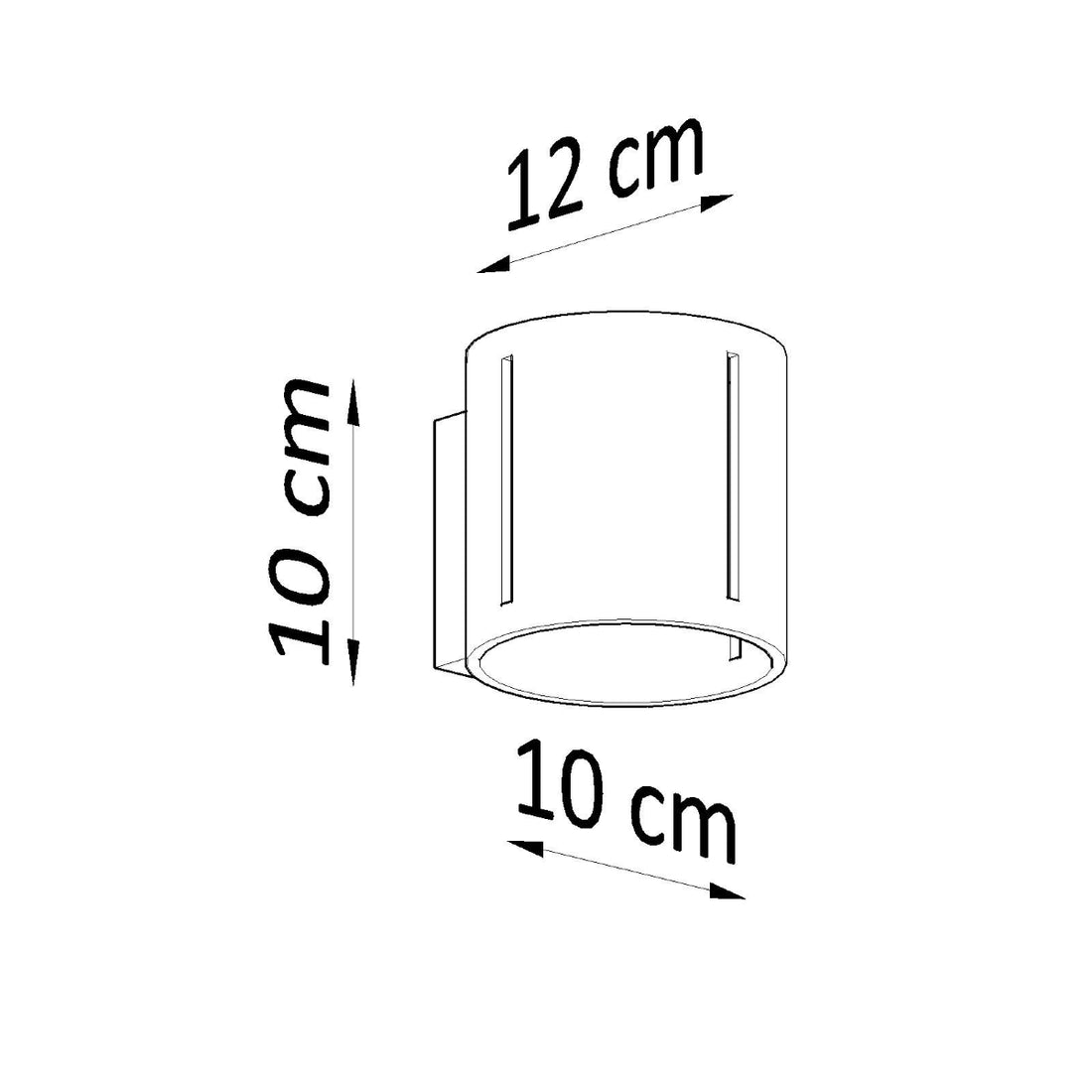 Wall lamp INEZ grey - Diamond Work Sp. z o.o.
