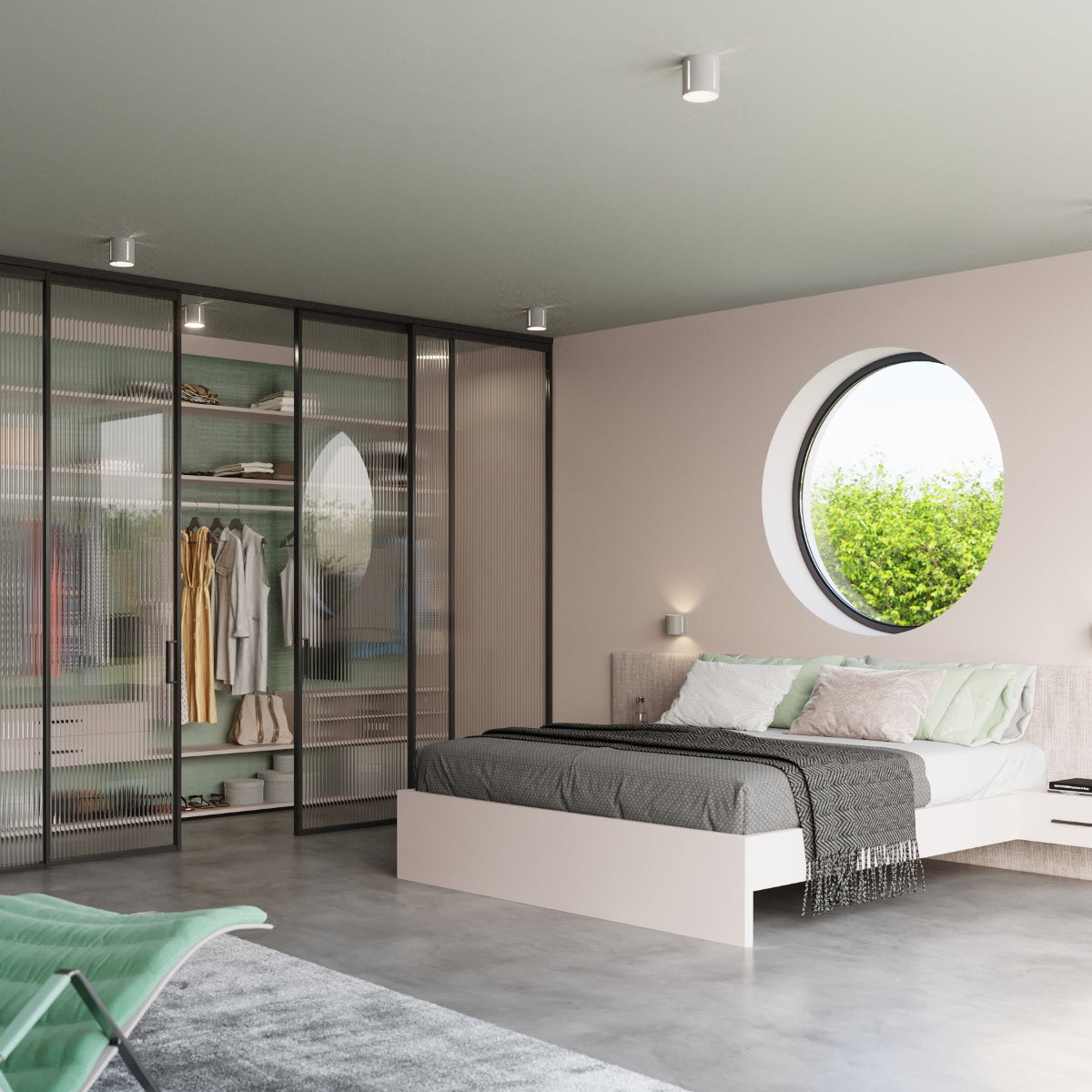 Ceiling lamp INEZ grey - Diamond Work Sp. z o.o.