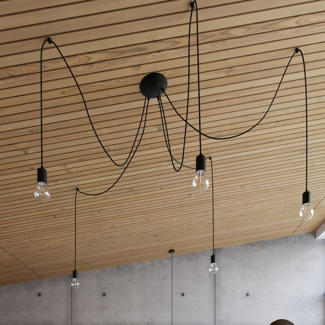 Chandelier EDISON 3 black - Diamond Work Sp. z o.o.