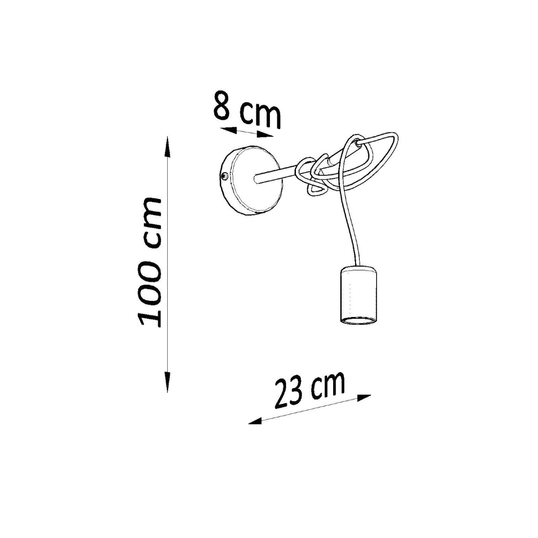 Wall lamp EDISON black - Diamond Work Sp. z o.o.