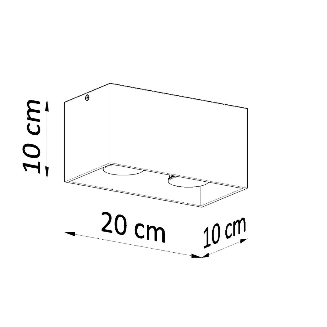 Ceiling lamp QUAD white - Diamond Work Sp. z o.o.
