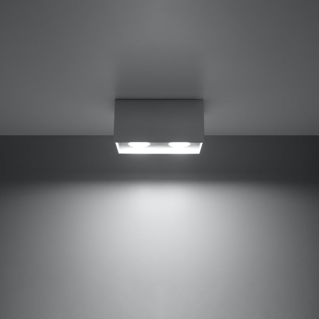 Ceiling lamp QUAD grey - Diamond Work Sp. z o.o.