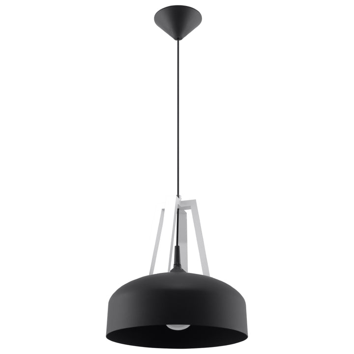 Pendant lamp CASCO black/white - Diamond Work Sp. z o.o.