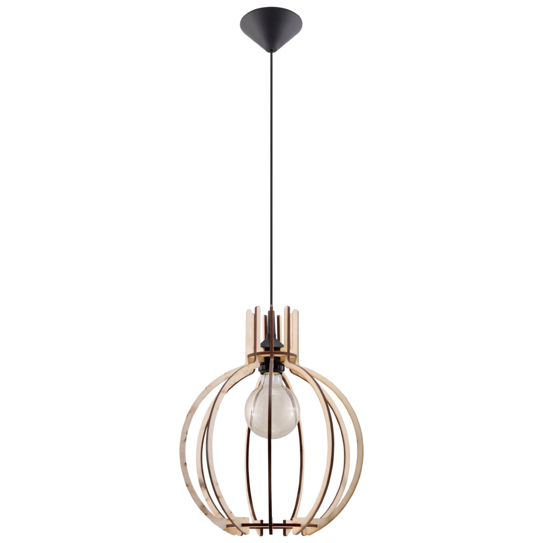 Pendant lamp ARANCIA natural wood - Diamond Work Sp. z o.o.