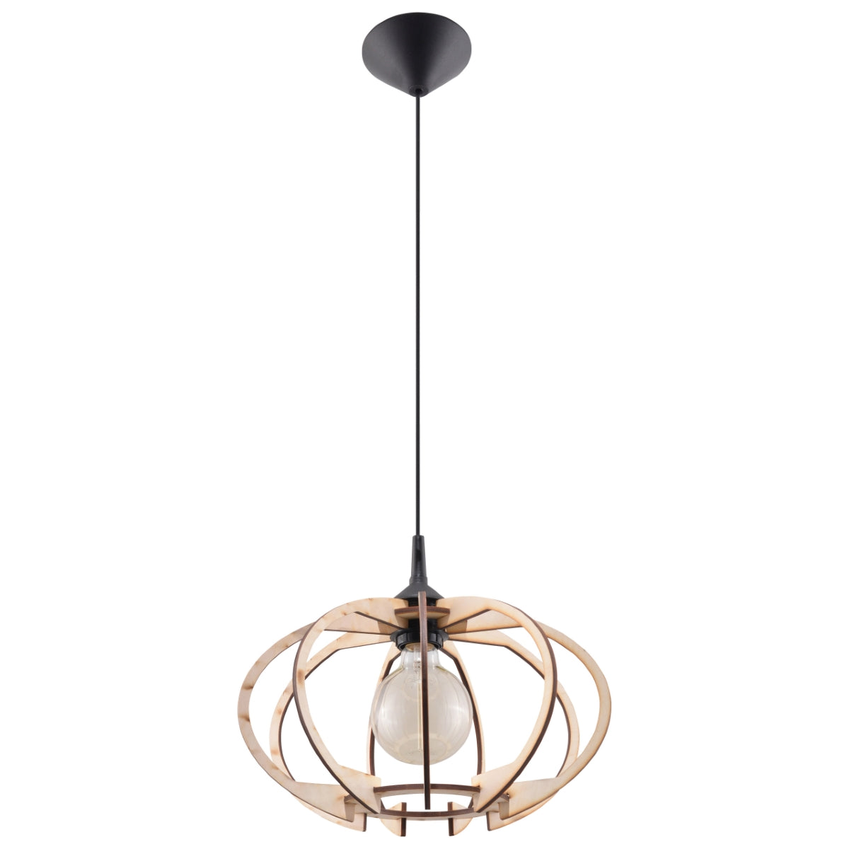 Pendant lamp MANDELINO natural wood - Diamond Work Sp. z o.o.
