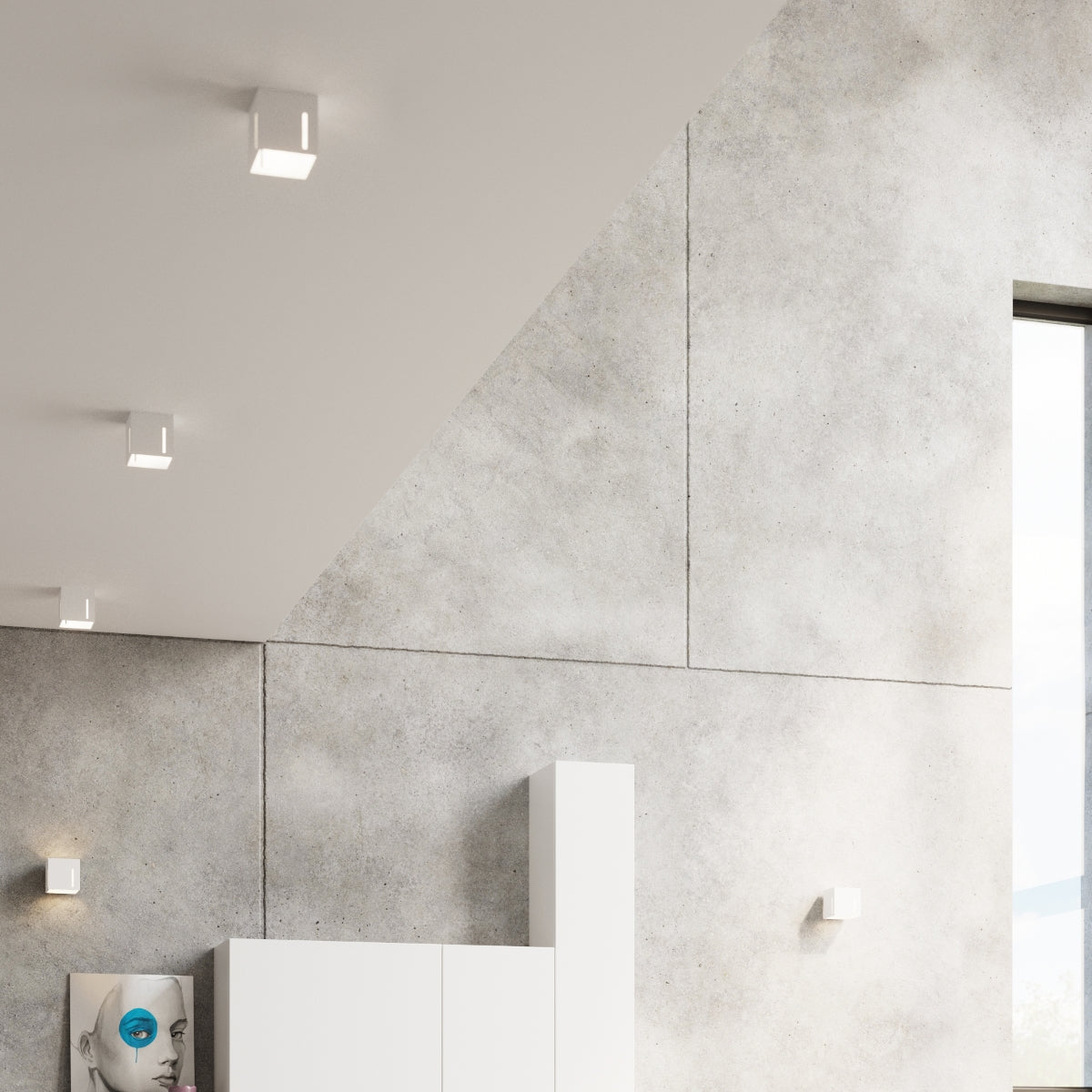 Wall lamp PIXAR white - Diamond Work Sp. z o.o.