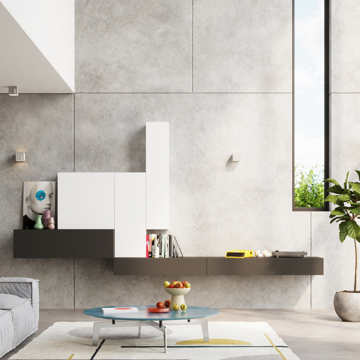 Wall lamp PIXAR grey - Diamond Work Sp. z o.o.