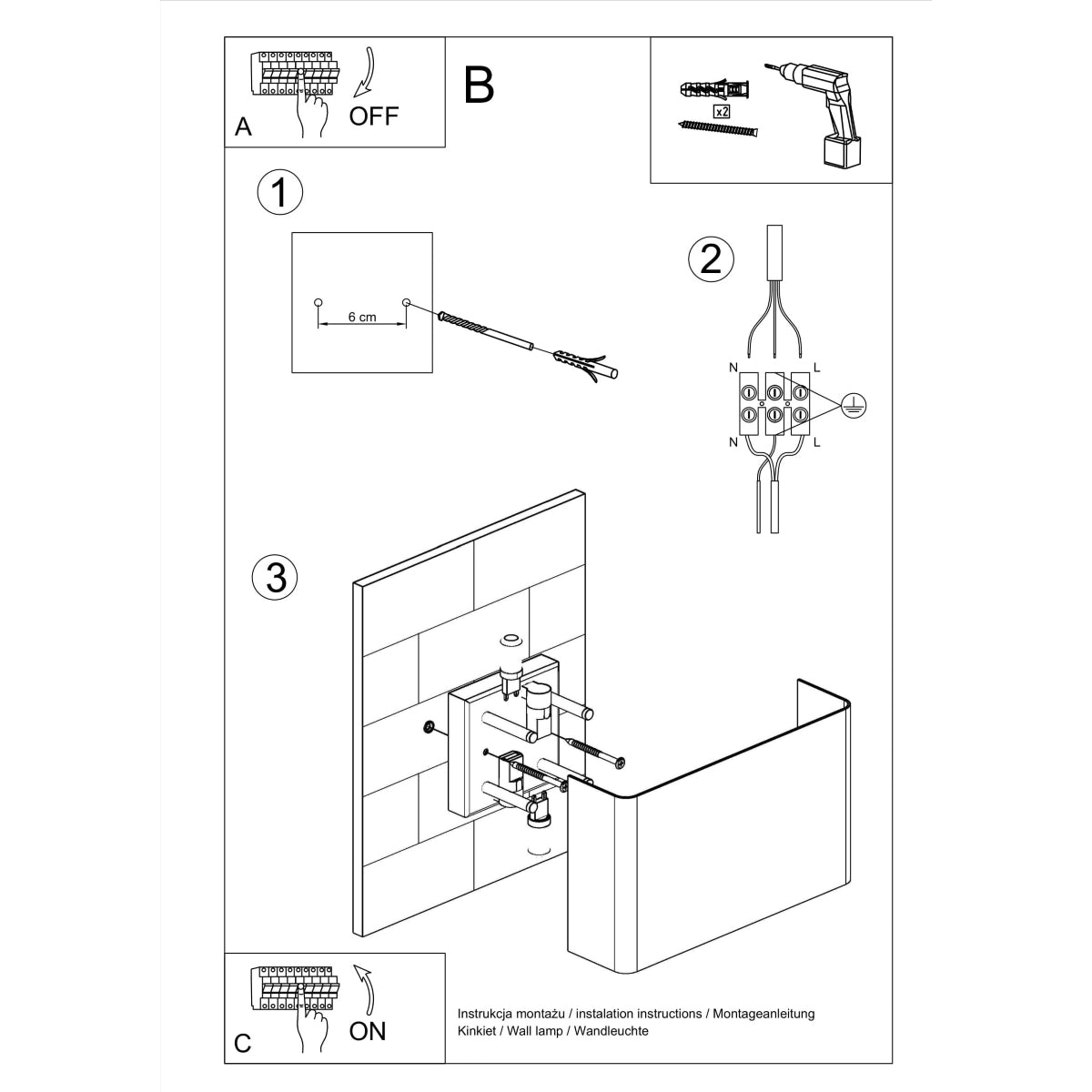 Wall lamp COPERTURA - Diamond Work Sp. z o.o.