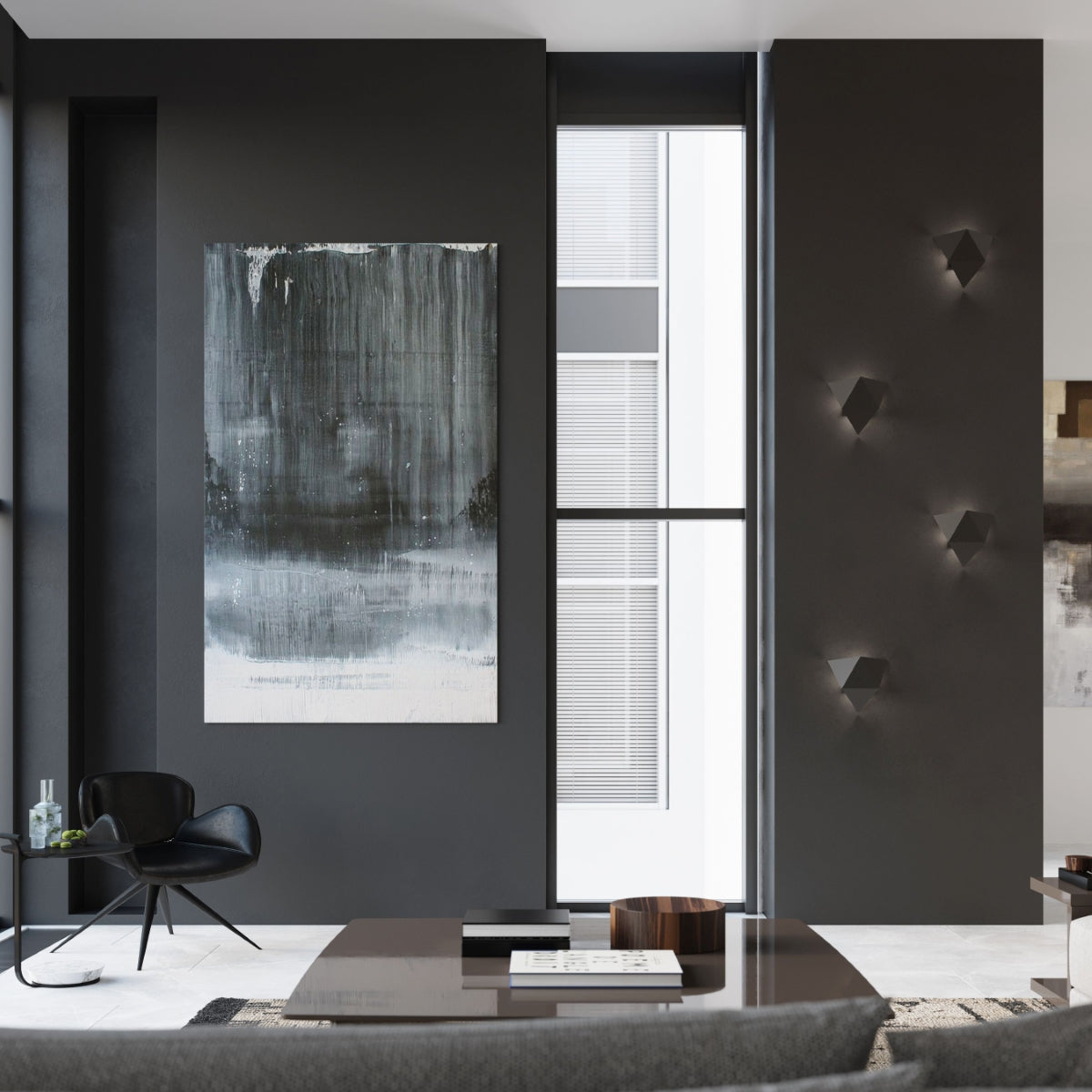 Wall lamp SOLIDO black - Diamond Work Sp. z o.o.