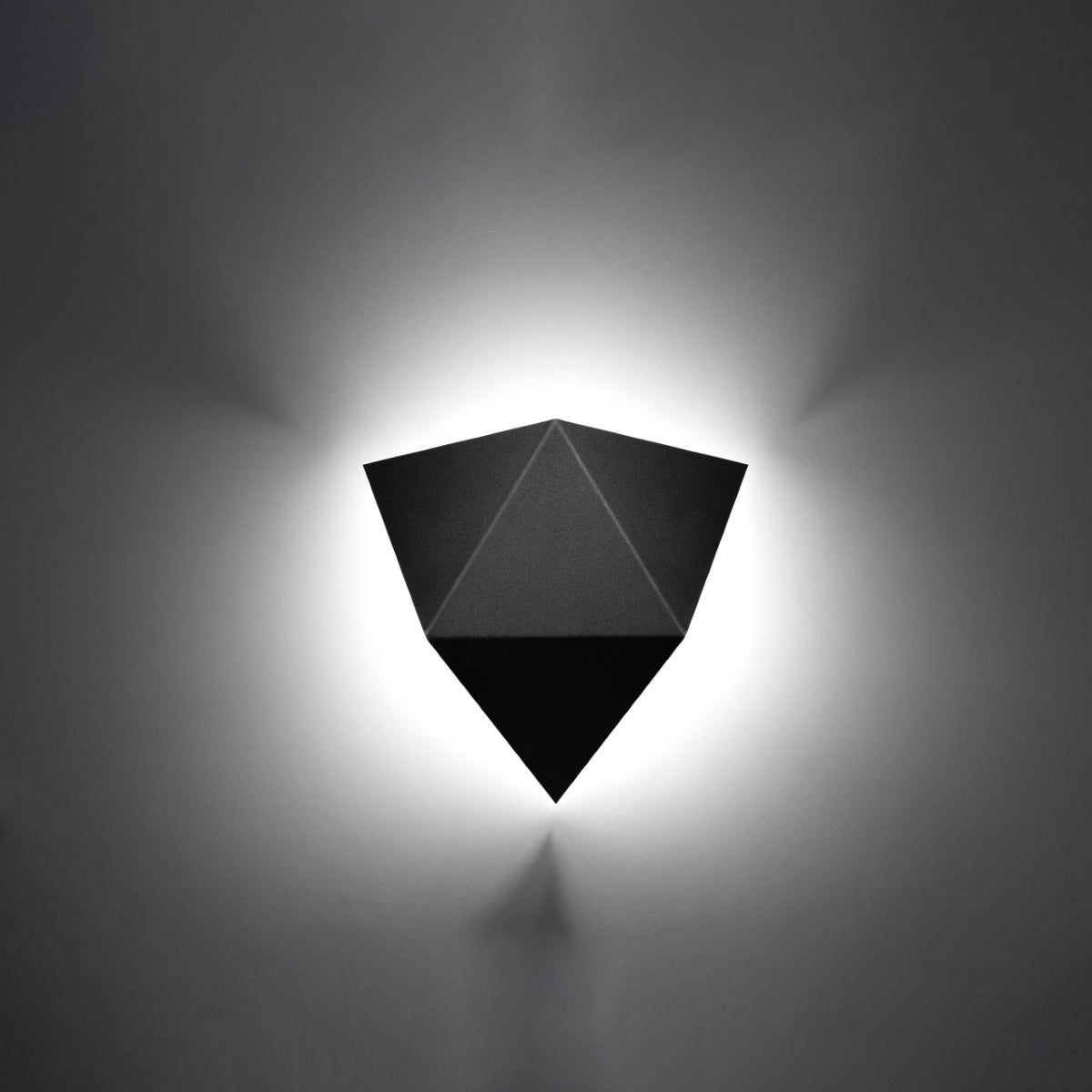 Wall lamp SOLIDO black - Diamond Work Sp. z o.o.